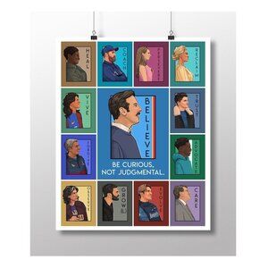 Be Curious Not Judgemental Quote Poster 165